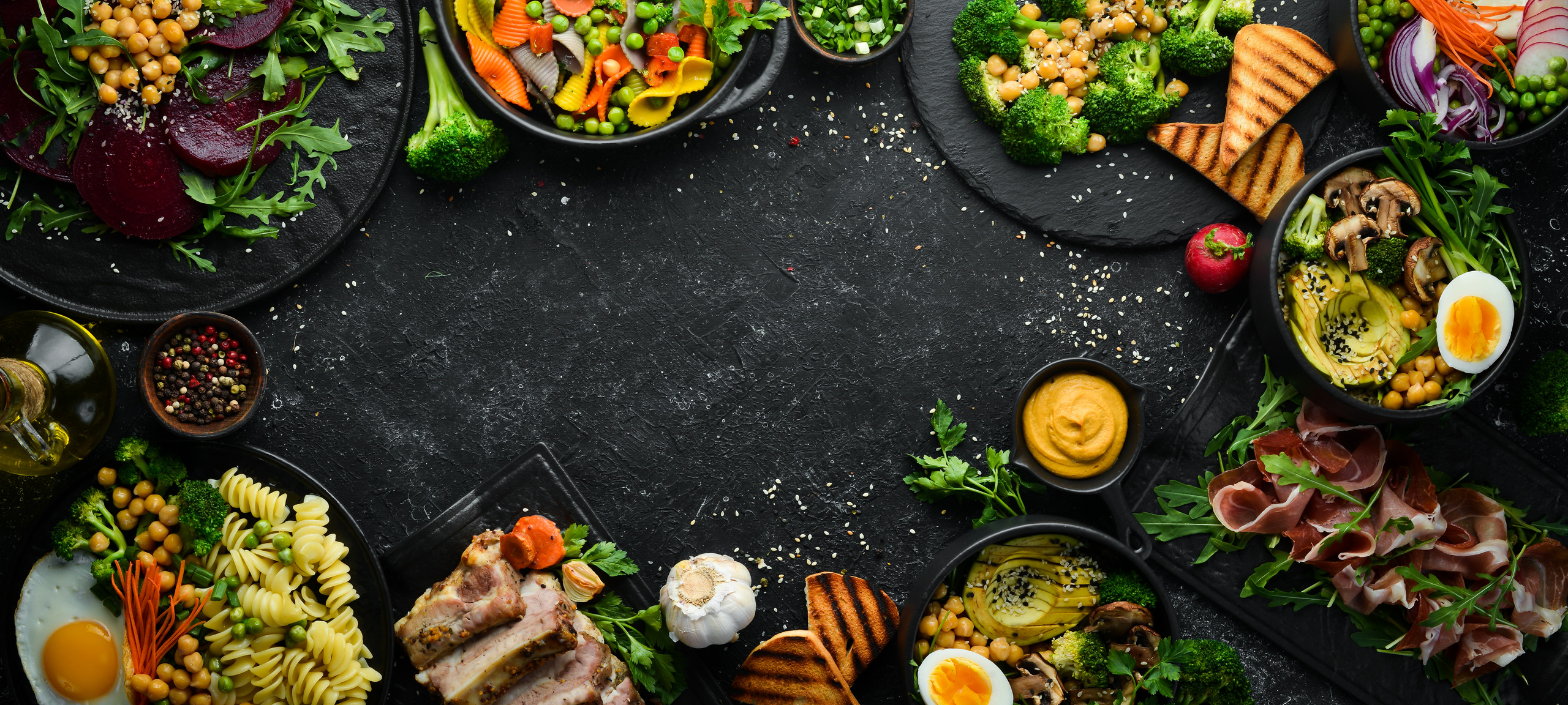 Gesundes Essen Hintergrund